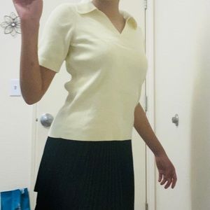 Yellow Collared GAP Tops